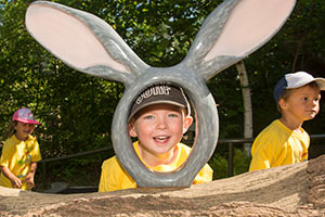 Zoo Camp kids at the Toronto Zoo