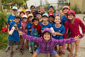 Zoo Camp kids at the Toronto Zoo